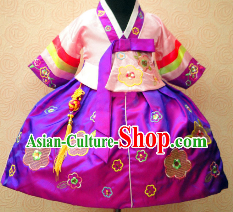 Korean Traditional Dresses Dance Costumes for Kids