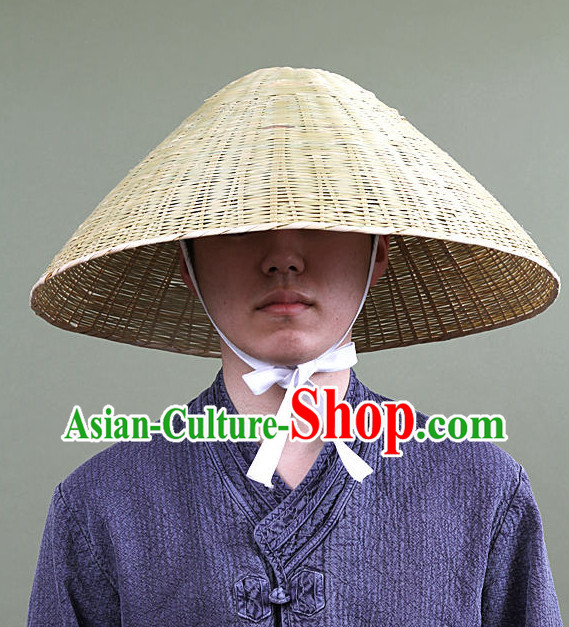 Traditional Korean Ancient Bamboo Hat for Men