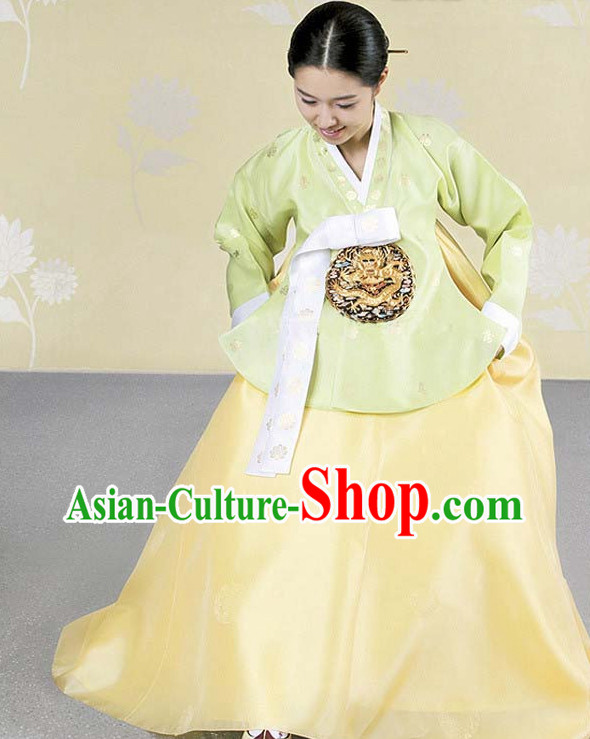 Top Korean Dangui Royal Hanbok Dancing Costumes Girls Dancewear