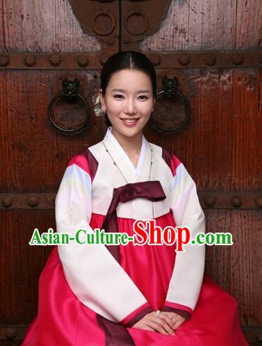 Korean Traditional Hanbok Female Clothes
