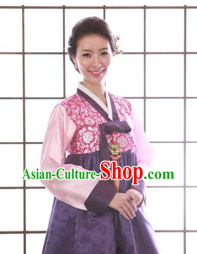 Top Korean Traditional Custom Made Hanbok Clothes Complete Set for Women