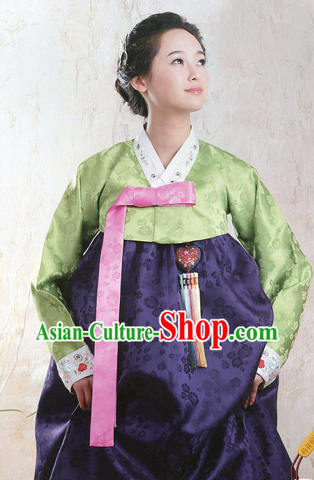 Top Korean Fashion Traditional Hanbok Clothing Complete Set for Women