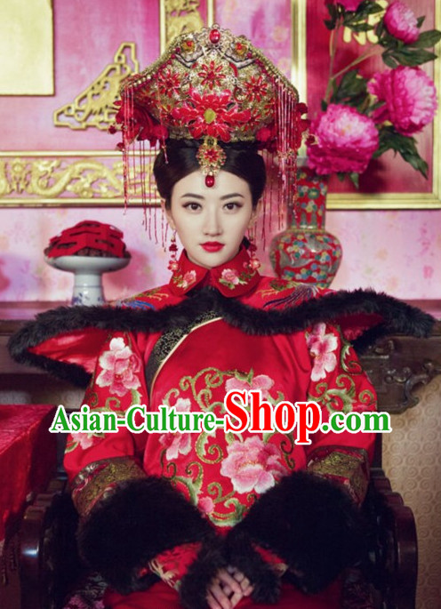 Chinese Empress Wedding Headwear Hair Jewellery Set