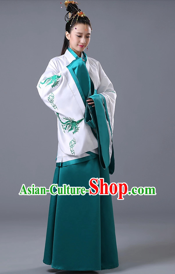 Asian China Traditional Chinese Clothing Hanfu National Costumes