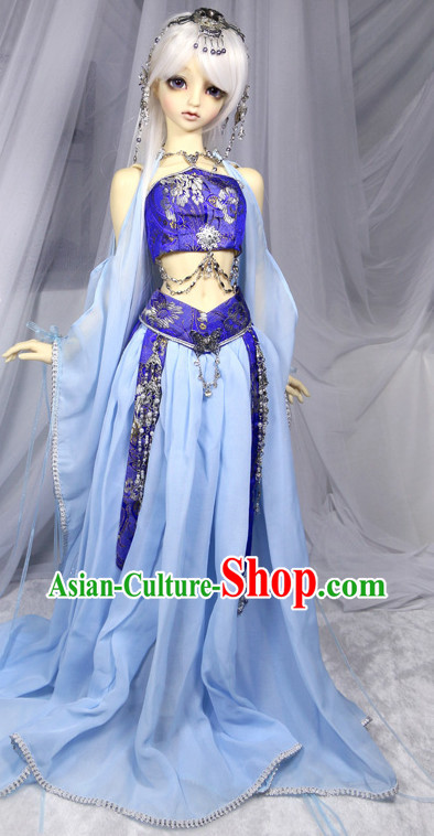 Asian Halloween Costumes Purple Costume for Ancient Chinese Fairies