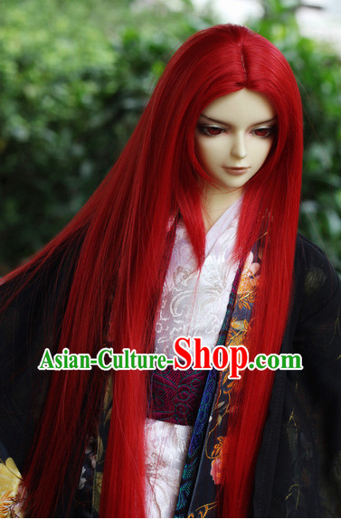 Chinese Traditional Long Wigs Updo Wigs Lace Front Wigs Geisha Wig Chinese Wig