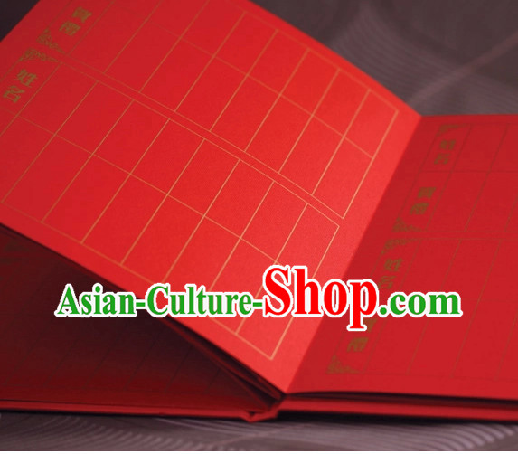 Chinese Classic Wedding Guest Signatures Cloth Book