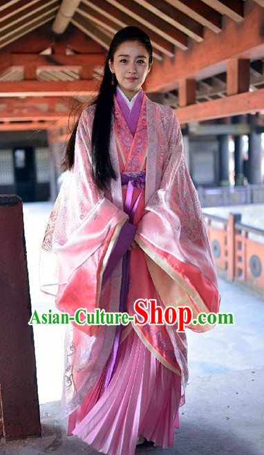 Chinese Traditional Princess Clothing Complete Set for Women