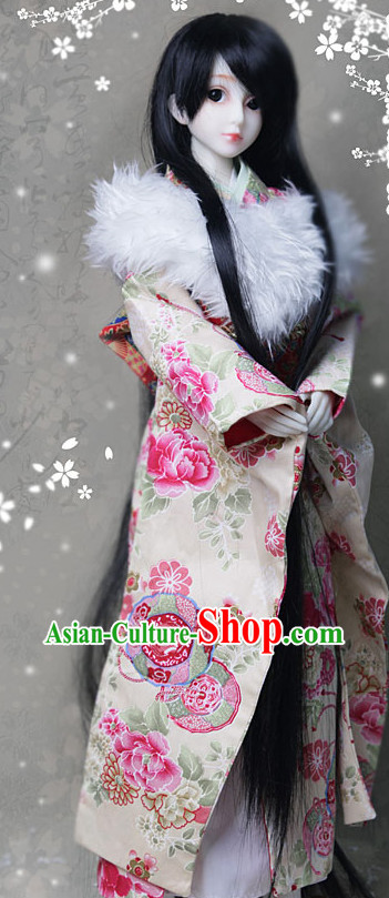 Asian Fashion Chinese Noblewomen Cosplay Costumes and Long Wig
