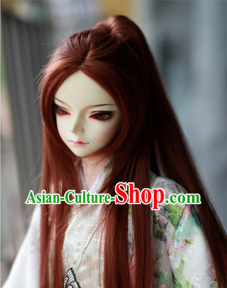 Chinese Traditional Long Wig for Men