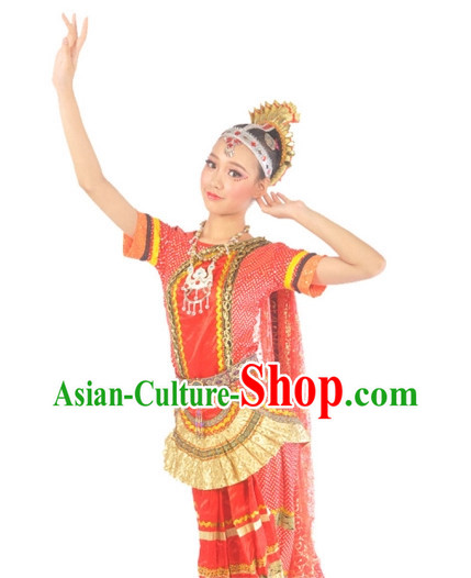 Indian Girls Dancewear Dance Costumes Complete Set for Women