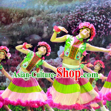 China Shop Chinese Flower Dance Attire for Women