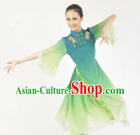 Custom Made Chinese Classical Dance Costumes Ballerina Costume Burlesque Costumes Salsa Costumes