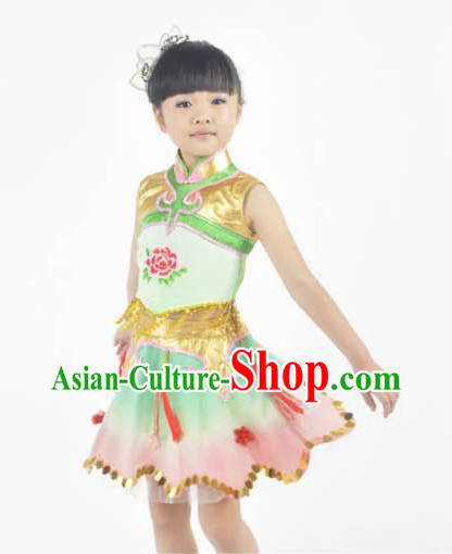 Custom Made Chinese Group Dance Costumes for Women