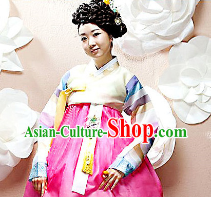 Korean Traditional Special Day Hanbok Dresses Complete Set for Women