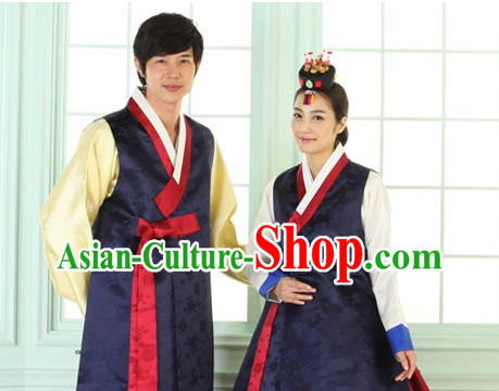 Top South Korean Hanbok Wedding Dresses Complete Set for Brides and Grooms