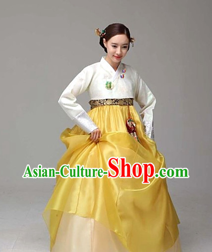 Korean Fashion Traditional Hanbok Dress Complete Set for Women