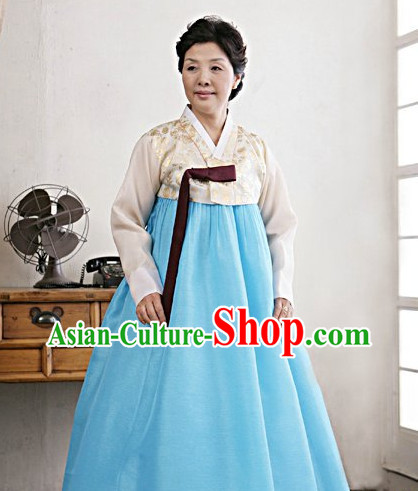 Korean Fashion Traditional Mother Dress Complete Set for Women