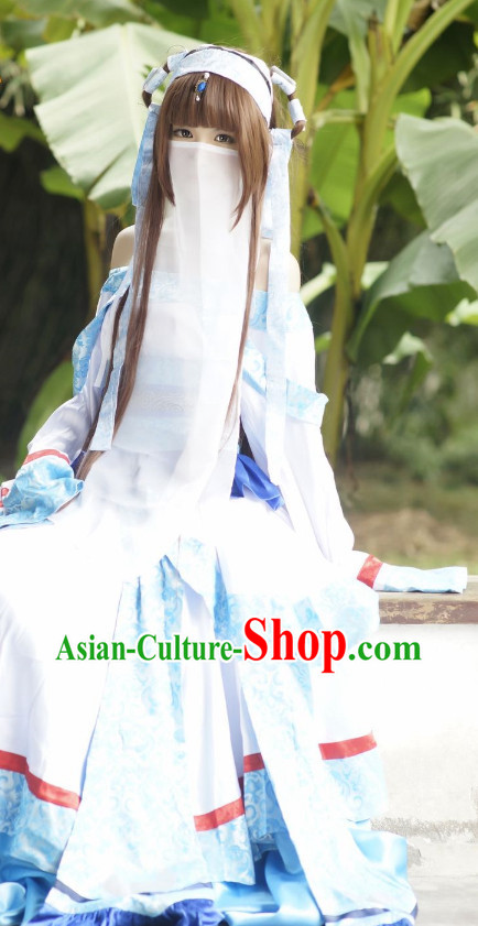 Chinese hanfu ancient costumes cosplay princess empress clothing outfit