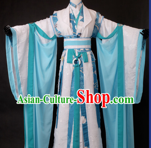 Chinese Male Teacher Halloween Costumes Hanfu Suits Outfits
