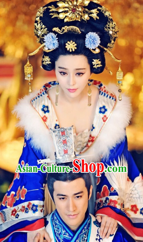 Chinese Traditional Style Female Empress Hair Jewelry