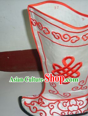 Chinese Traditional over the Knee Boots Ankle Boots