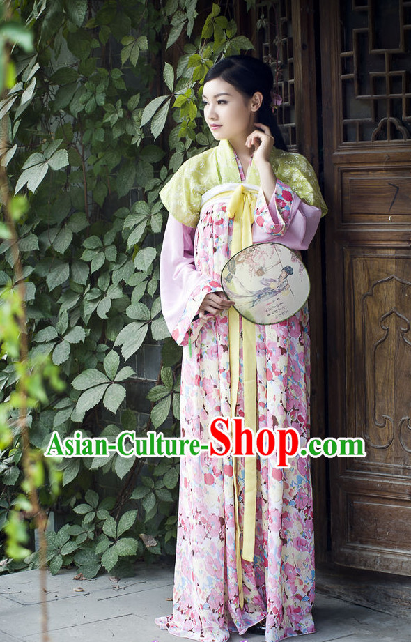 Asian Fashion online Oriental Dresses Chinese Hanfu Plus Size Wholesale Dress Complete Set