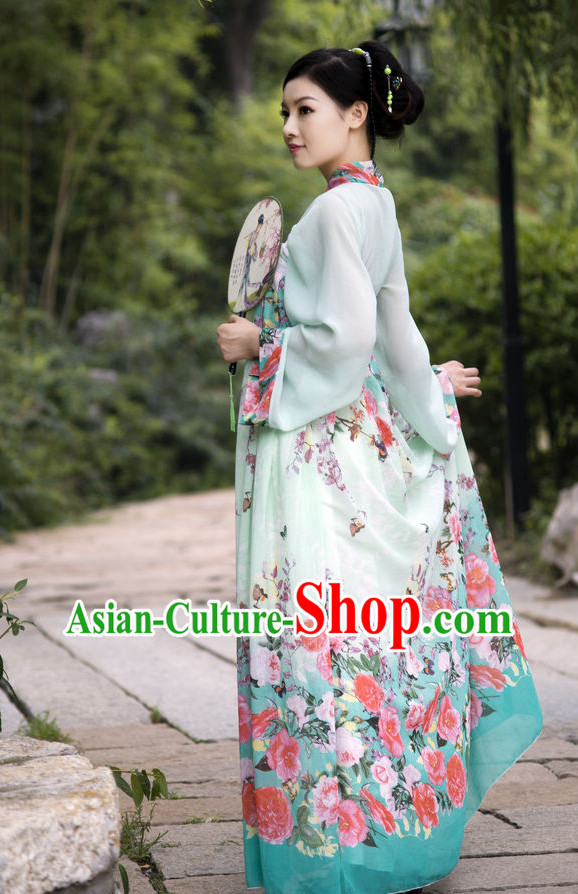 Asian Fashion Oriental Dresses Chinese Hanfu Plus Size Classy Dresses