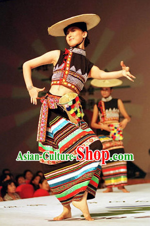 Asian Fashion Chinese Ethnic Ladies Clothing and Hat