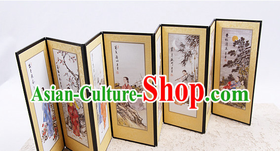 Korean Traditional Folding Screen Decorative Arts