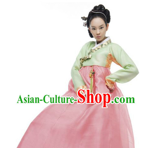 Traditional Korean Custom Made Dangui Hanbok Clothing Complete Set for Women
