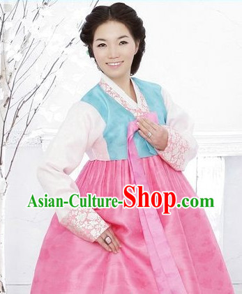 Traditional Korean Custom Made Hanbok Clothes Complete Set for Mother