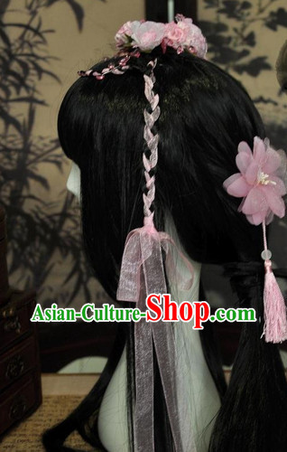 Chinese Classic Princess Wig and Hair Accessories Complete Set