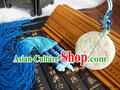 Chinese Traditional Costumes Jade Belt Accessories