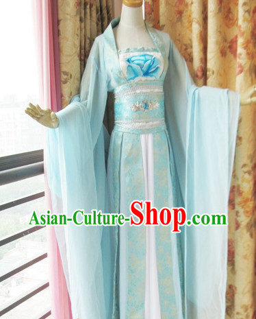 Asia Fashion Chinese Wide Sleeves Hanfu Clothes