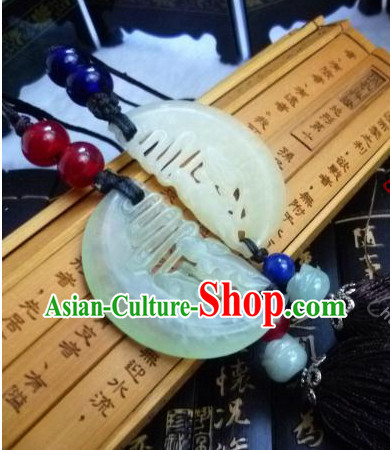 Chinese Traditional Female Handmade Couple Necklace