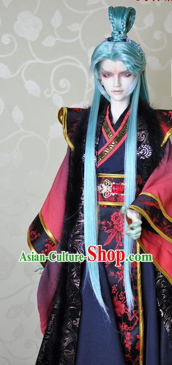 Chinese Traditional Emperor Dresses Complete Set for Men