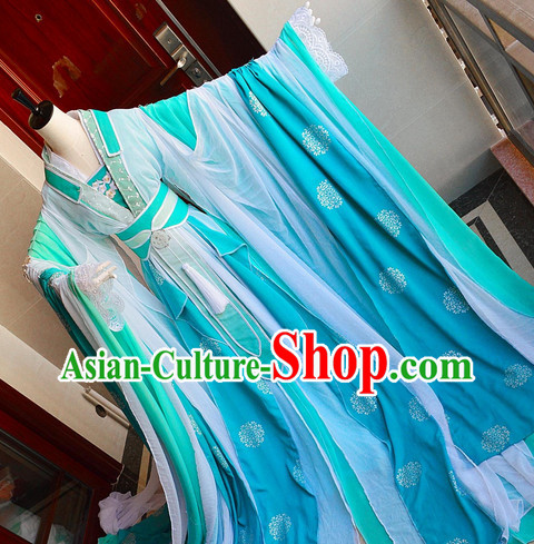 Chinese Traditional Chang Er Costumes Complete Set
