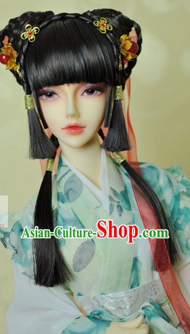 Asia Fashion Chinese Princess Wig and Hair Accessories