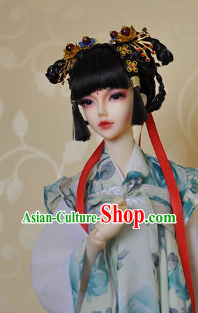 Asia Fashion Chinese Princess Wig and Hair Jewelry