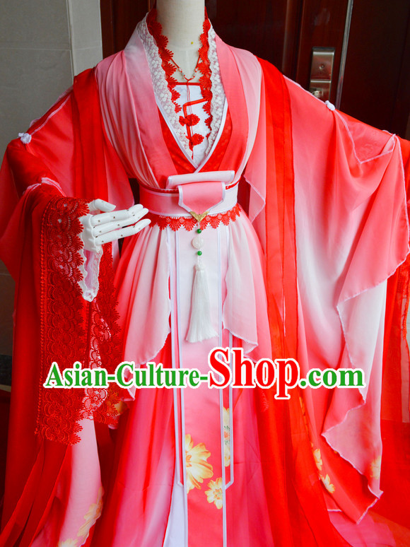 Chinese Traditinoal Bridal Wedding Dress Complete Set