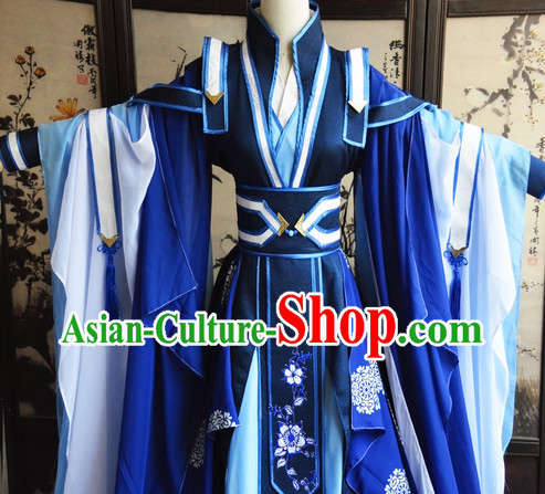 Chinese Traditinoal Swordsman Costumes Complete Set