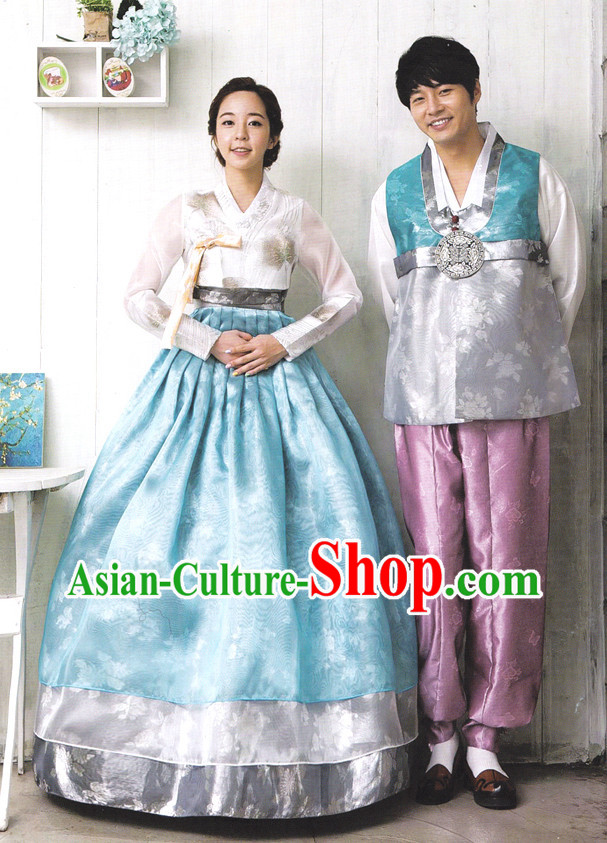 Korean Traditional Hanbok Suits for Men and Women