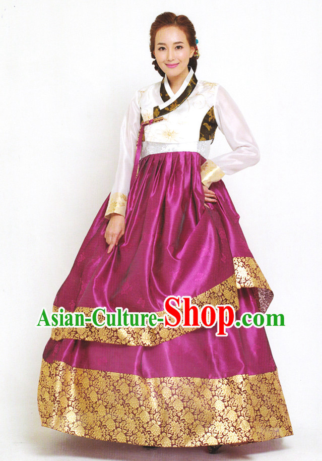Korean Traditional Dress Clothing Complete Set for Ladies