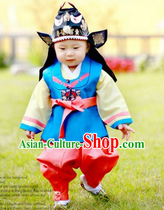 Korean Birthady Dresses Hanbok Clothing for Boys