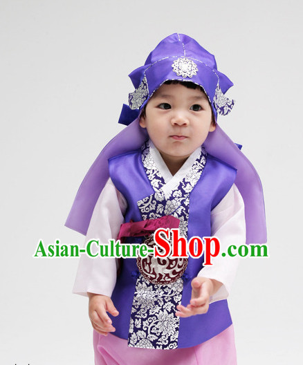 Korean Children National Costumes Traditional Costumes Hanbok Dresses