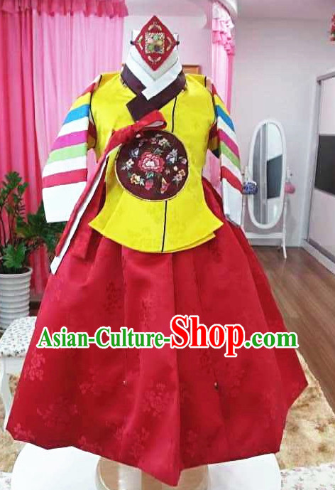 Korean Traditional Ceremonial Outfit Complete Set for Kids