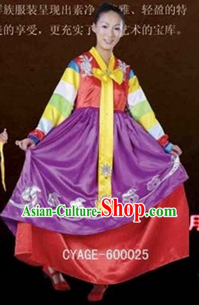 Chinese Chaoxian Dance Costumes Female Ethnic Groups Clothes