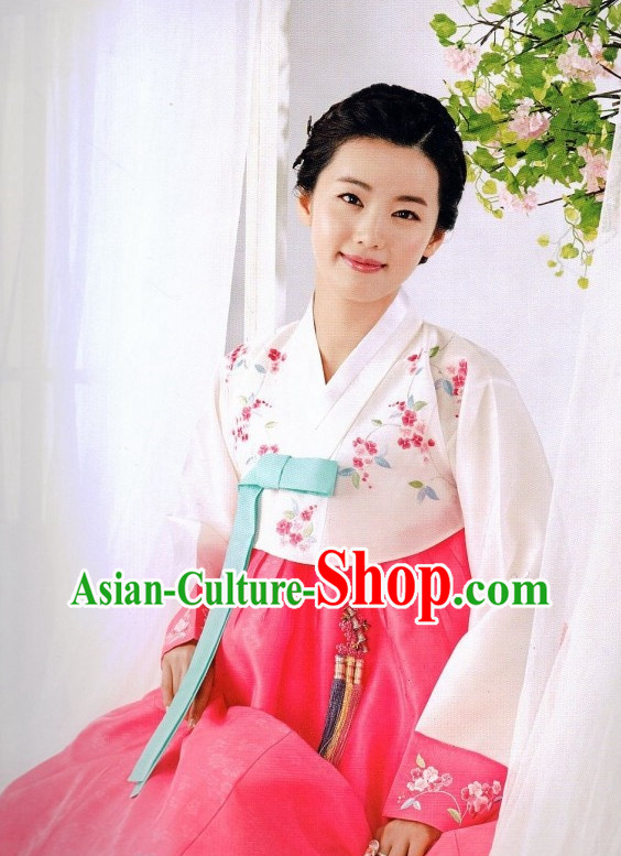 Korean Hanbok Costumes Ladies Fashion Clothes Korean Traditional Dresses