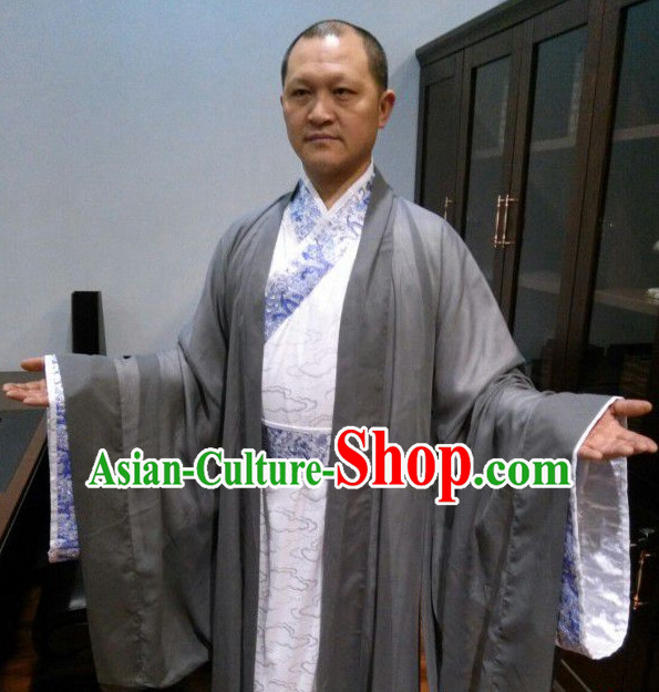 Chinese Traditional Clothing Chinese Ancient Reader Costumes for Man